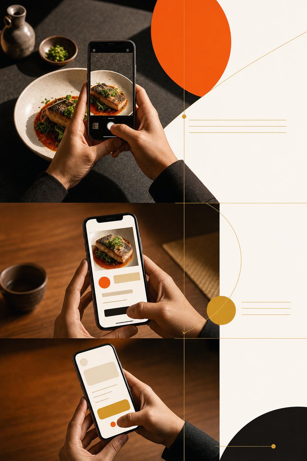 スマートフォンを使って販促を実践するイメージ
